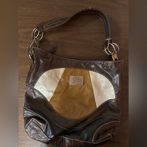 D&G Multi-Tone Leather Shoulder Bag